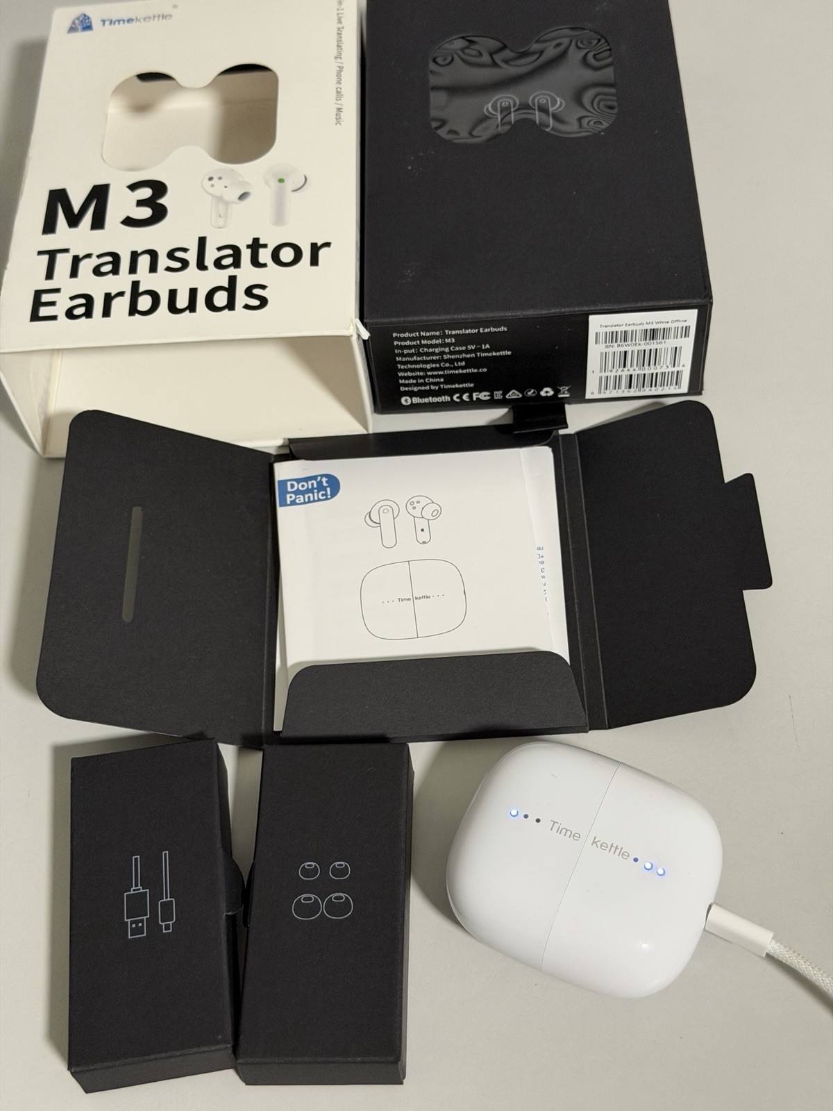 Timekettle M3 Language Translator Earbuds, Two-Way Translator Device with APP…