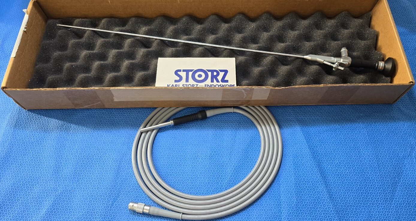 Karl Storz Uretroscope 10Fr x 43cm Autoclave with 495ND Fiber Optic Cable