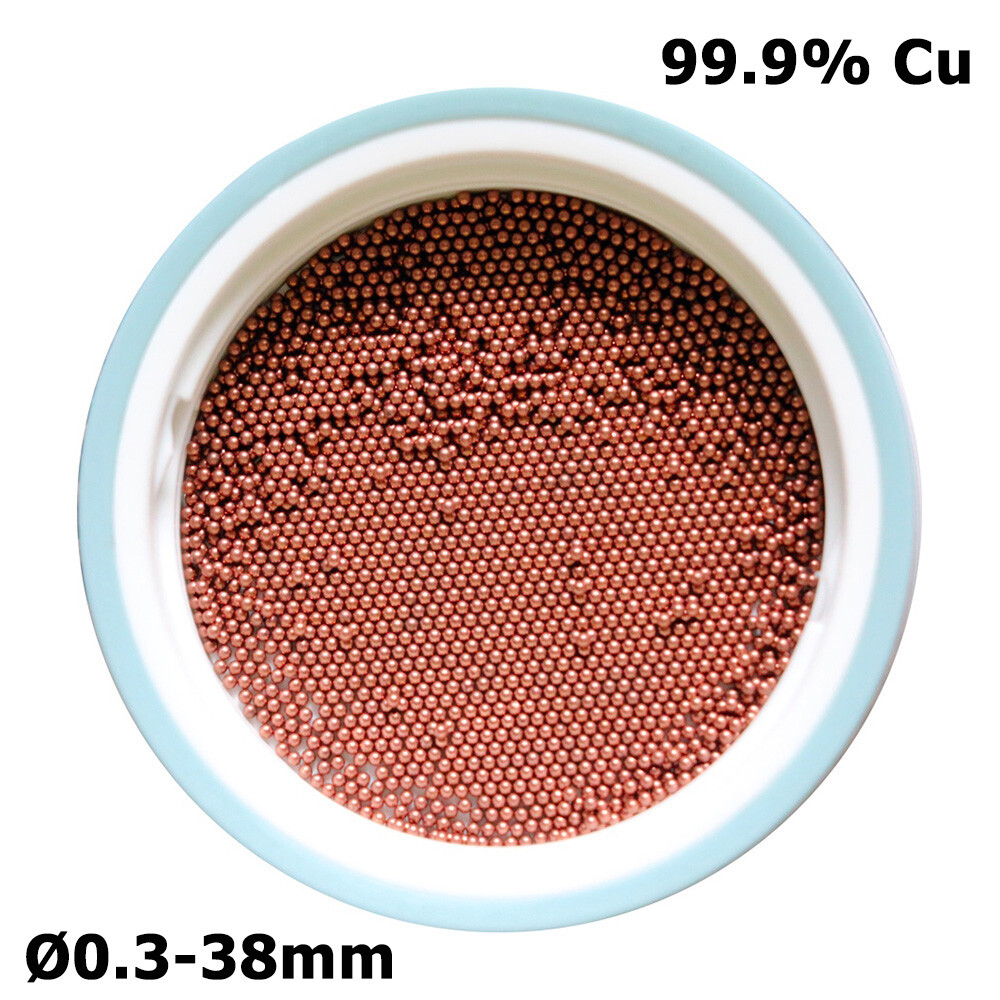 Solid Precision Ball Pure Cupper Balls Smooth Sphere Diameter 0.3mm-38mm Beads