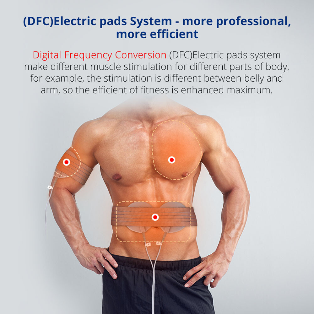 Household Micro-pulse Body Relax&Tighten Electrode Muscle Stimulation Machine