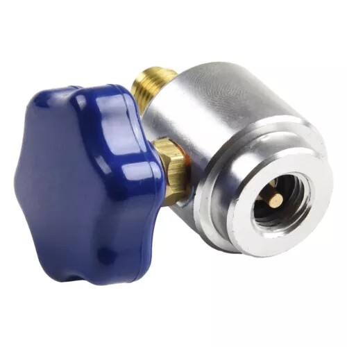 Self Sealing R134A Can Tap Valve Adapter For A/C Charging Hose Convertor US
