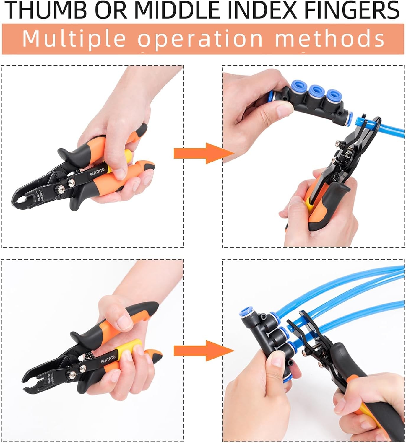 Air Line Disconnect Pliers Kit 1/4 5/16 3/8 1/2