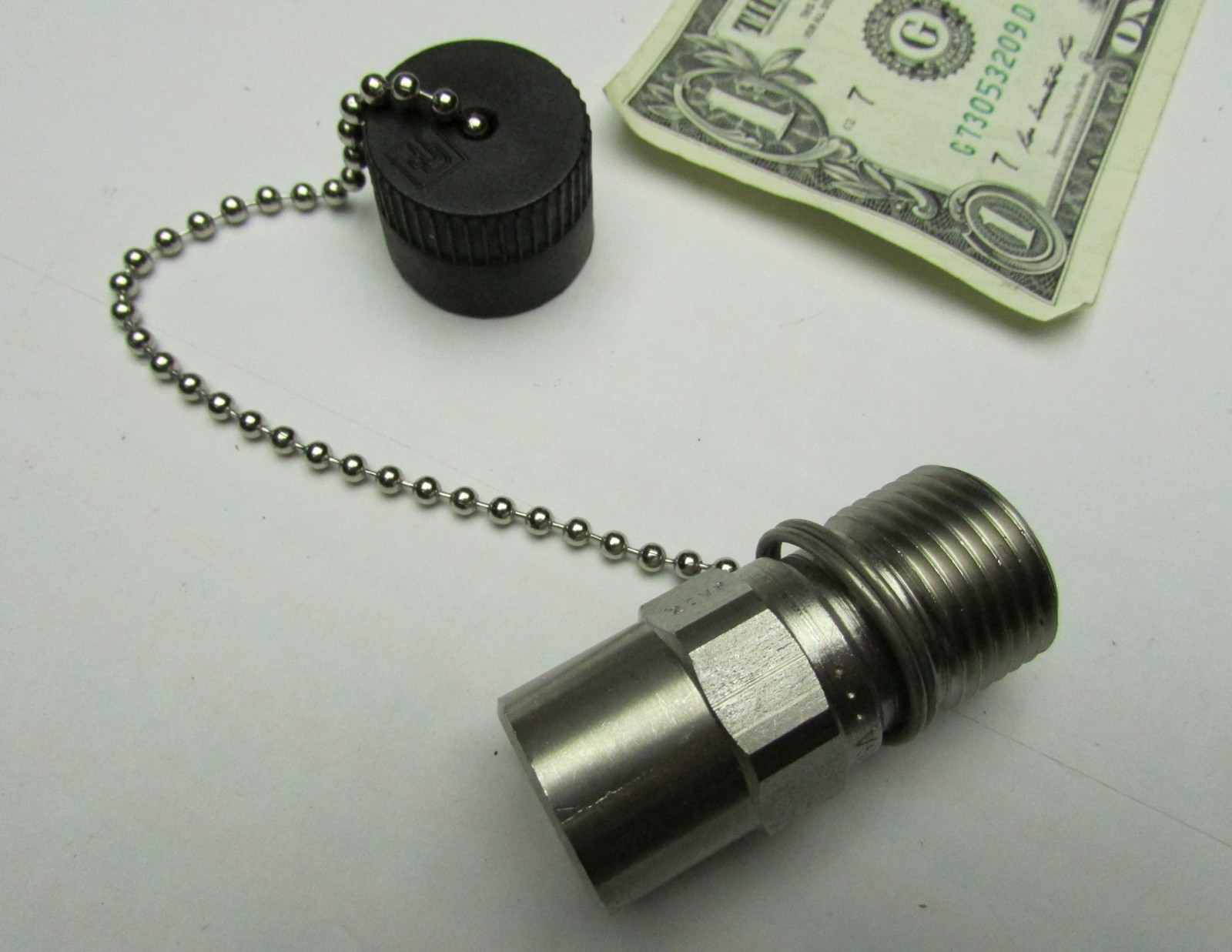 New Parker Stainless High Pressure Valved Quick Coupler Nipples 1/4″ NPT 1141-63