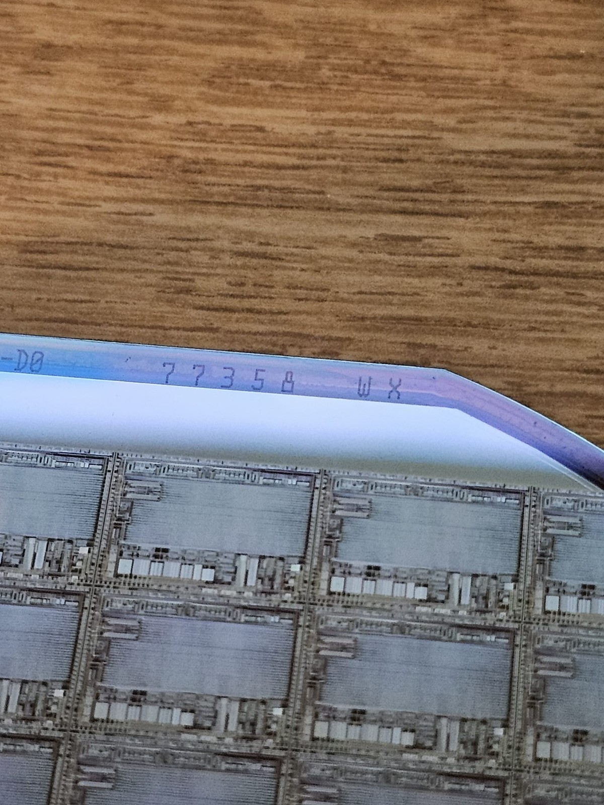 Cool Computer CPU Silicon 4.5″ Wafer / Wafers IC RAM Chip Lithography 77358 WX