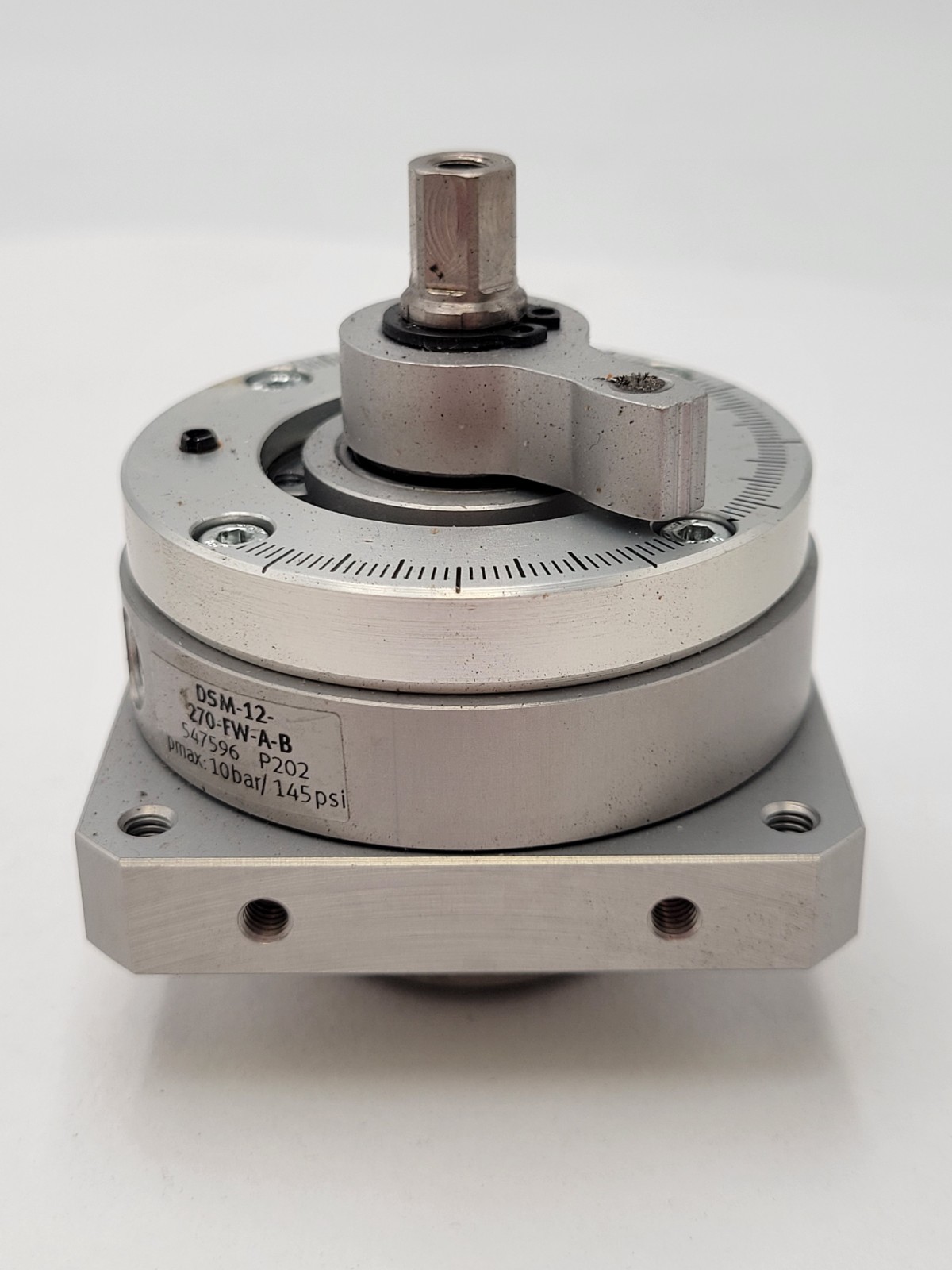 Festo DSM-12-270-FW-A-B Semi-Rotary Drive Actuator 10 Bar 145 PSI DSM Series