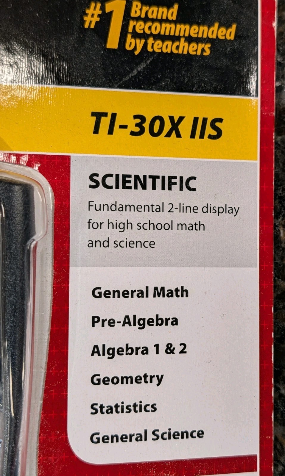 NEW Texas Instruments TI-30XIIS Scientific Calculator – Algebra, Statistics, Sci