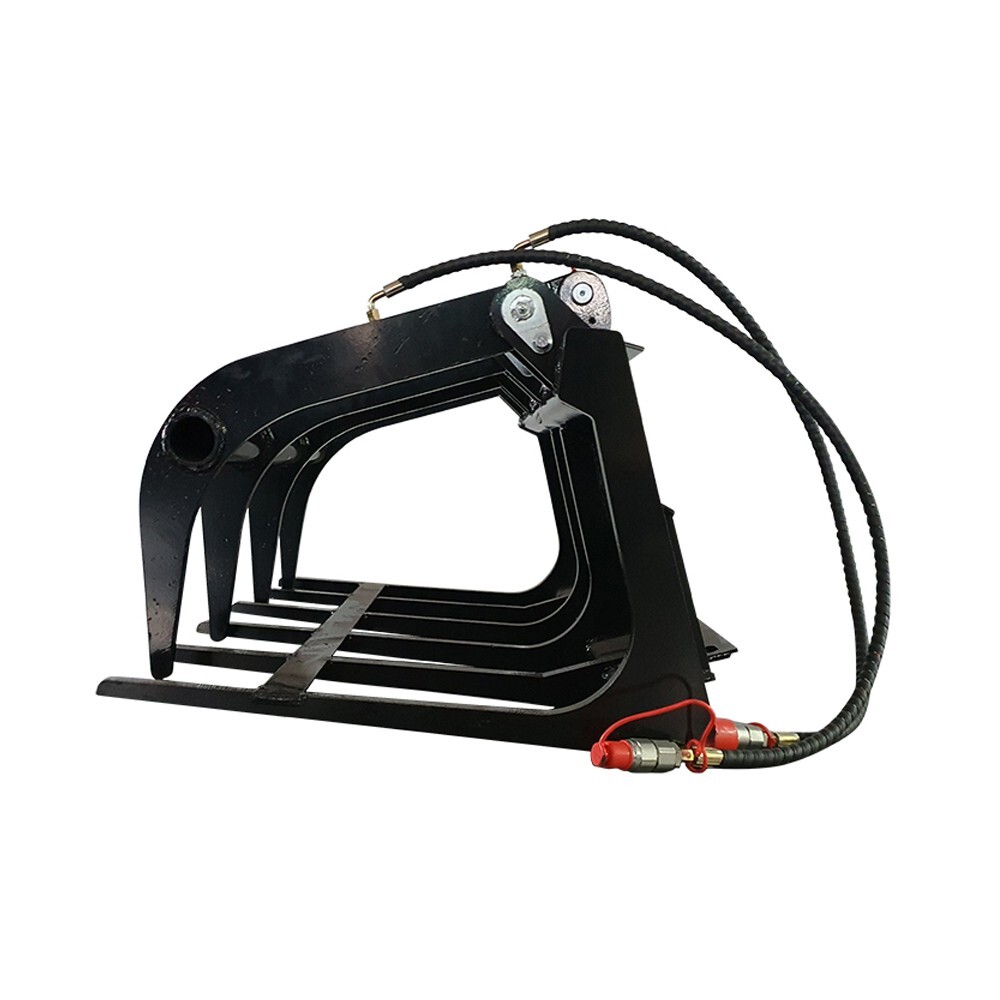 Agrotk M-HGB Wood Grabber Grapper Attachment for Skid Steer/Compact Wheel Loader