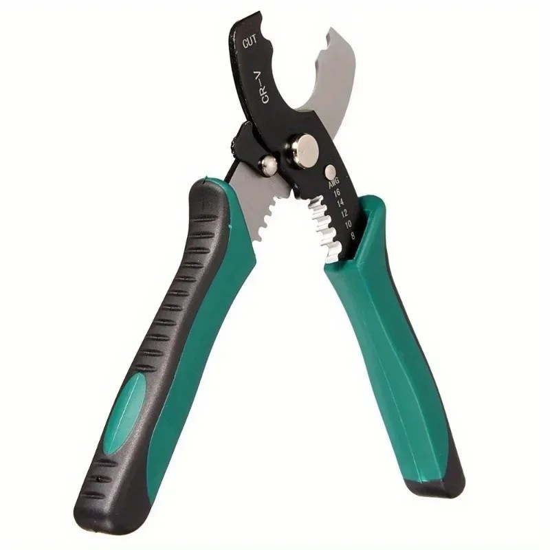 8in Wire Stripper Cutter Pliers Cable Crimping Tool Electrician 1.6-4.0mmA