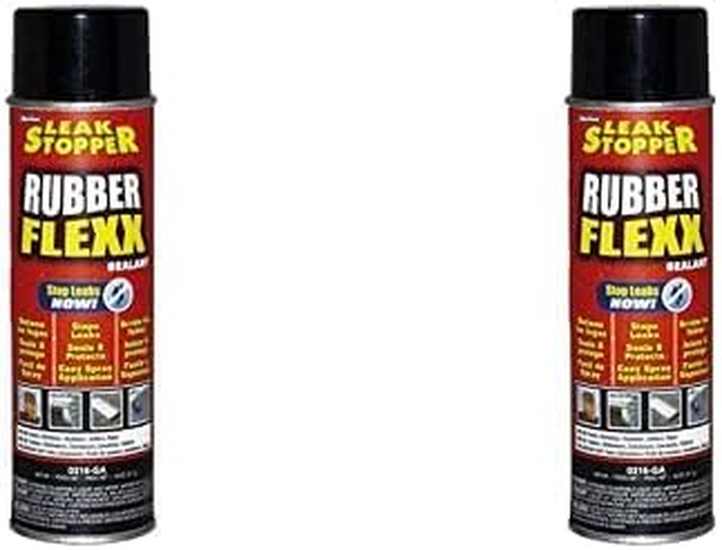 Rubber Flexx Leak Repair & Sealant Spray 18 Oz,Just Point & Spray for Making Bas