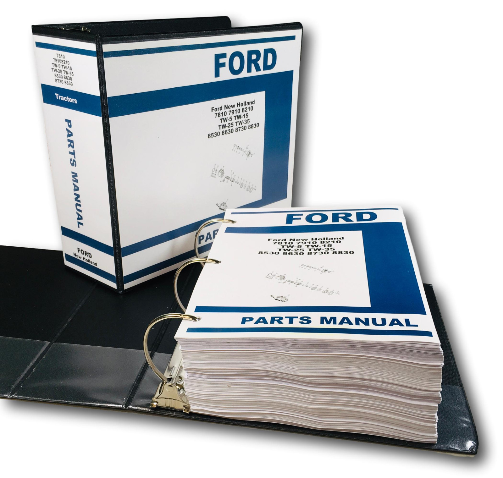 Ford 7810 7910 8210 8530 8630 8730 8830 Tractor Parts Manual Catalog Assembly