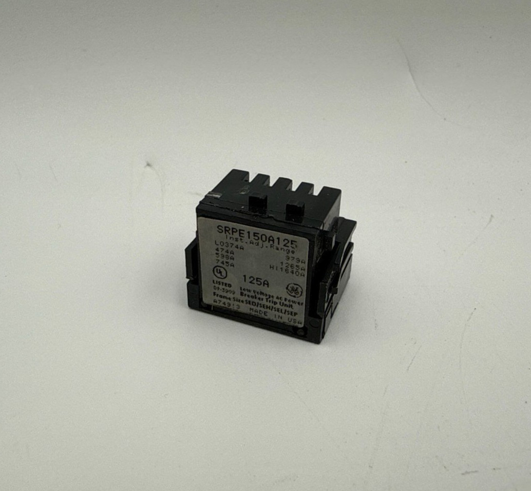 GE SRPE150A125 Rating Plug 125A SRPE150 125 Amp Frame SEDA SEHA SELA SEPA Used