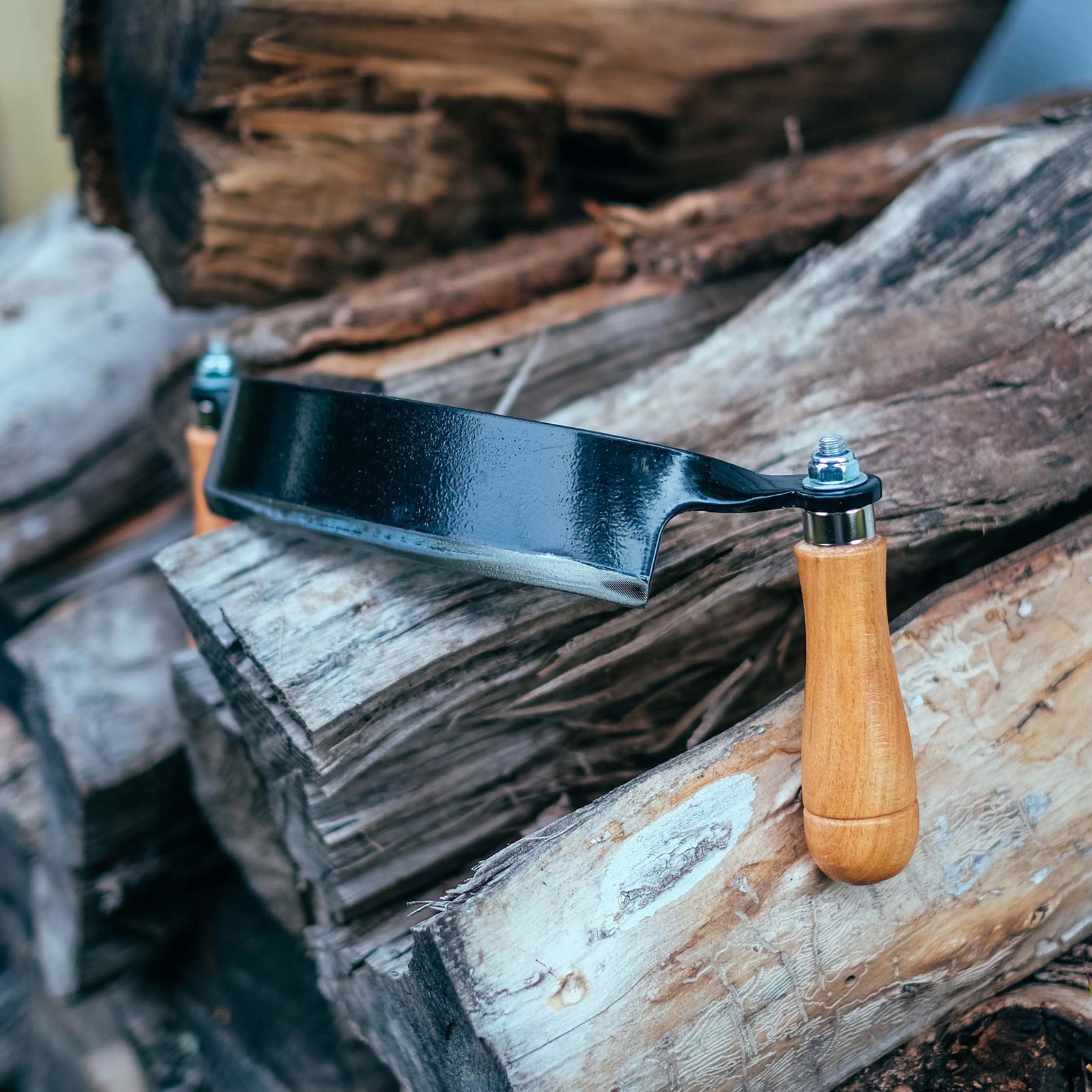 Felled | Draw Shave Knife – 8 IN Curved Draw Knife Curved Woodworking Tool