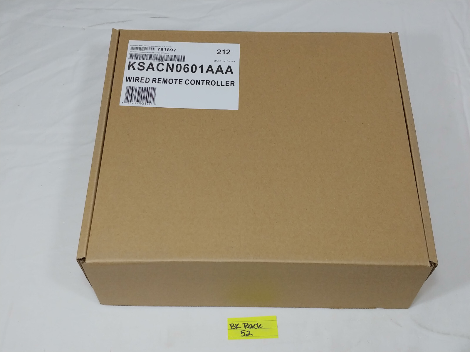 Carrier HVAC KSACN0601AAA Wired Remote Control 7-Day Programmable Thermostat