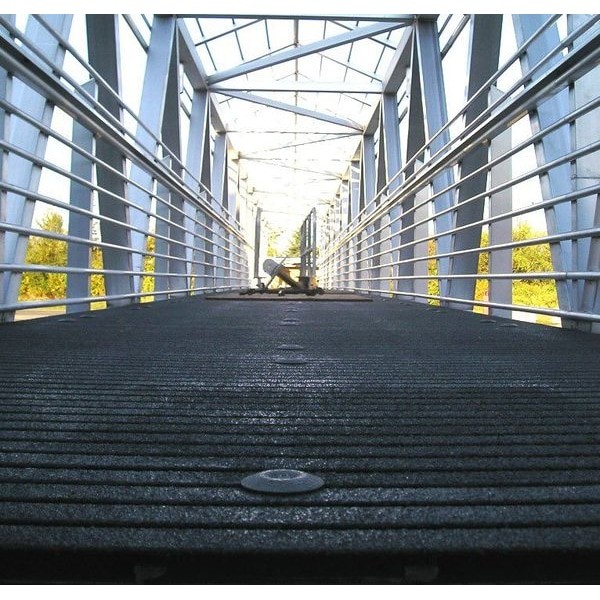 Fibergrate 351162.04 Fiberglass Pultruded Grating, 72 In Span, Grit-Top