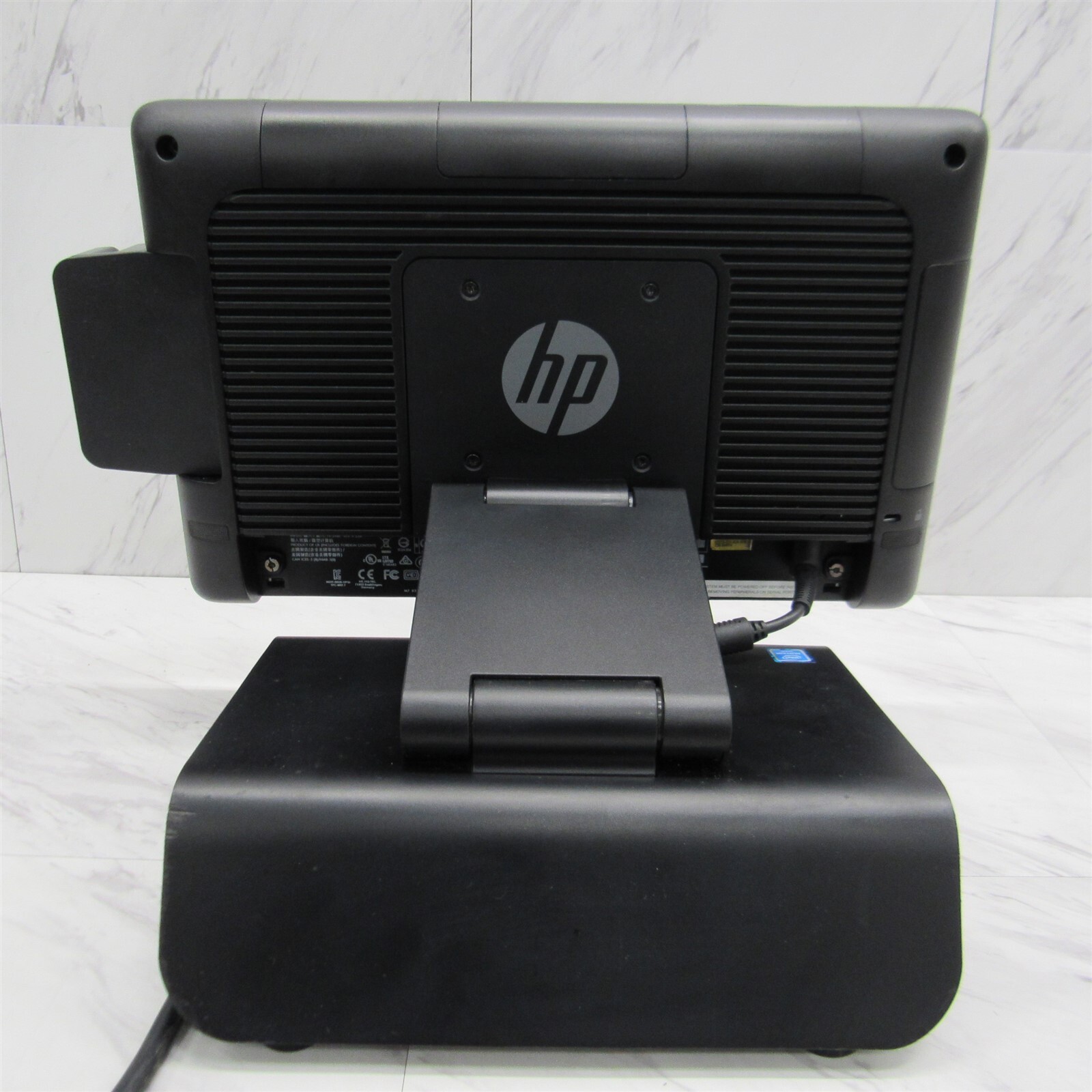 HP RP2 Retail System 2030 POS Touchscreen AIO Computer w/ Adapter Stand & MSR