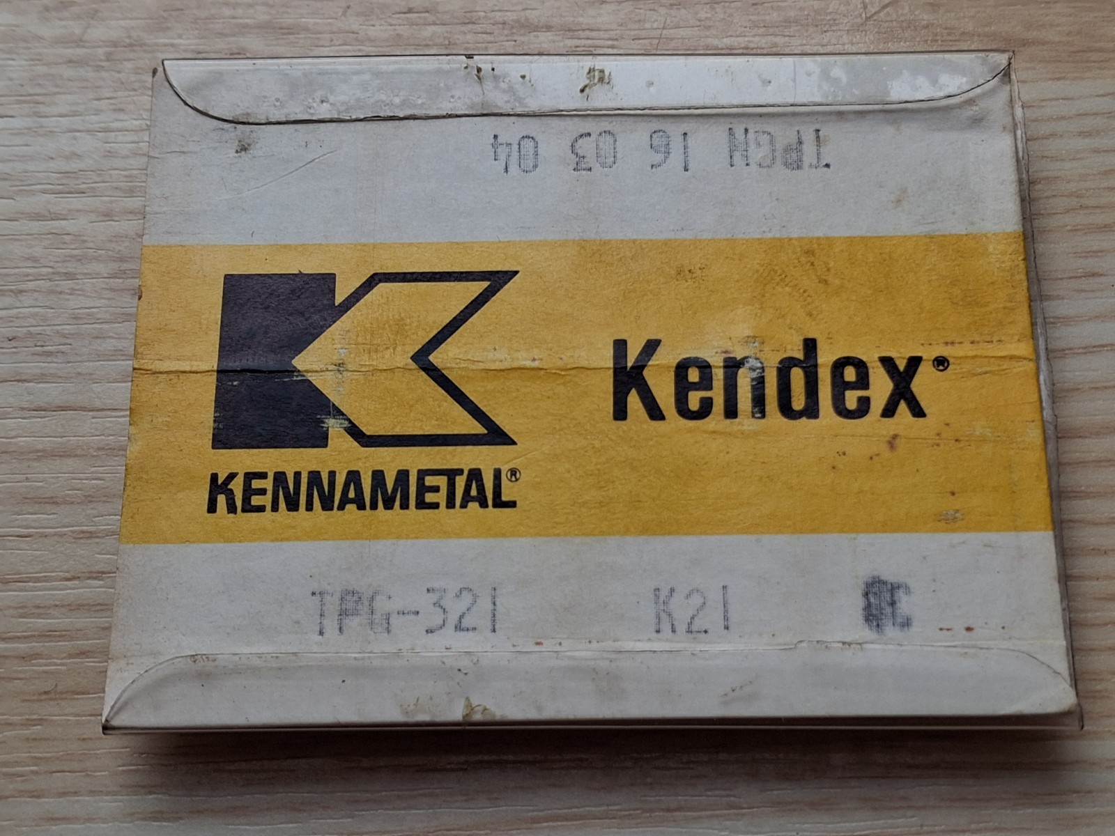 10 pcs. TPG 321 Kennametal K21 Carbide Inserts