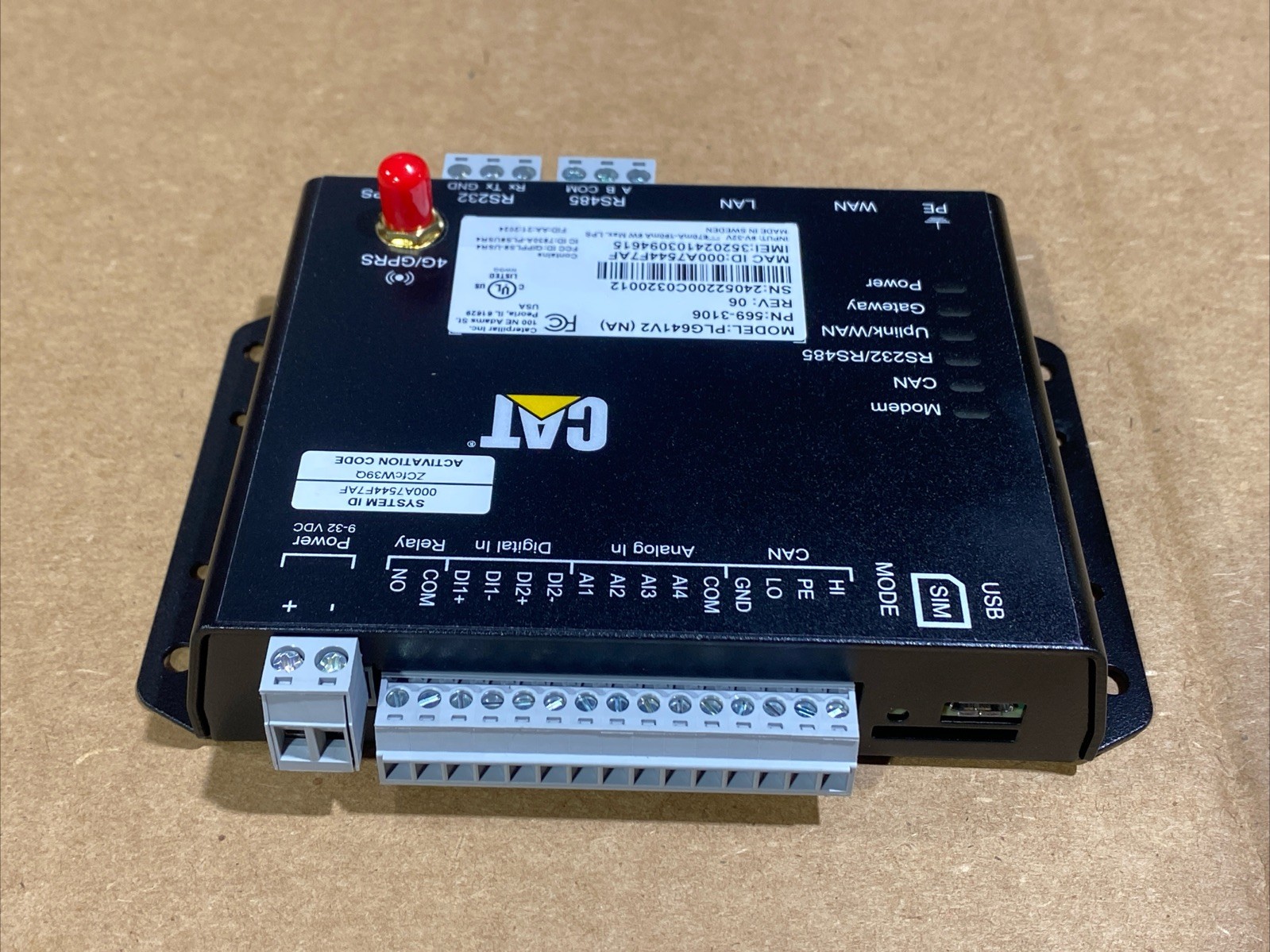 CAT 569-3106 Electronic Control Group 9-32V Module PLG641V2 For Cat Generator