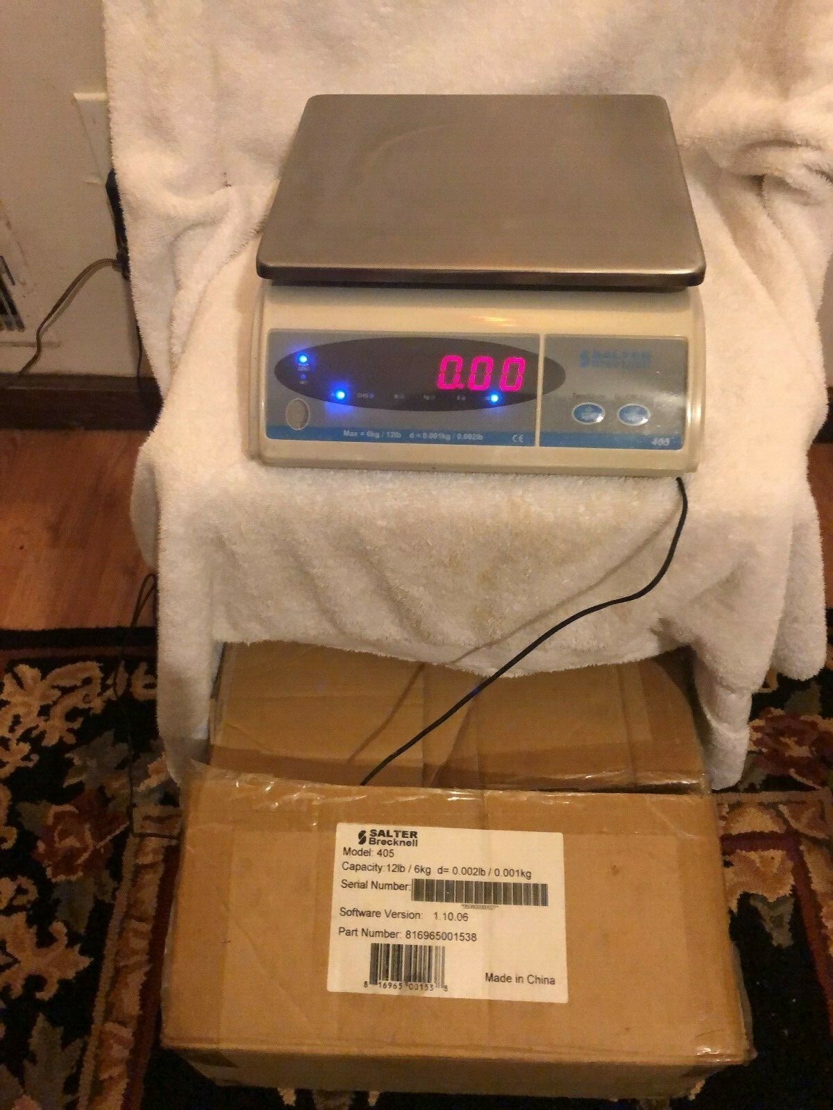 Salter/Brecknell Digital Scale 6kg/12lb. =0.001kg/0.002lb.