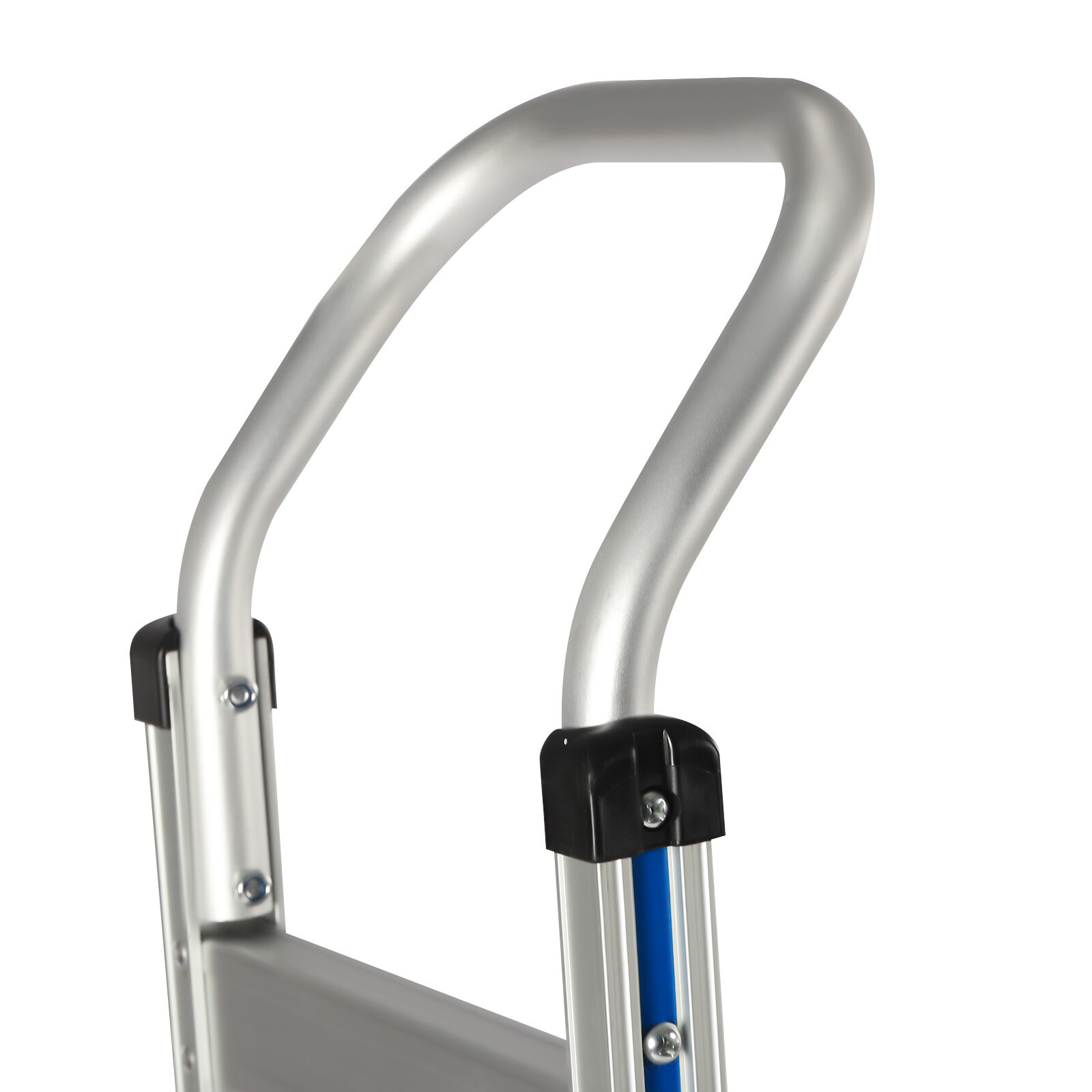 Aluminum Alloy Hand Truck Cart Heavy Duty Dolly with Rubber Wheels 440lbs/500lbs