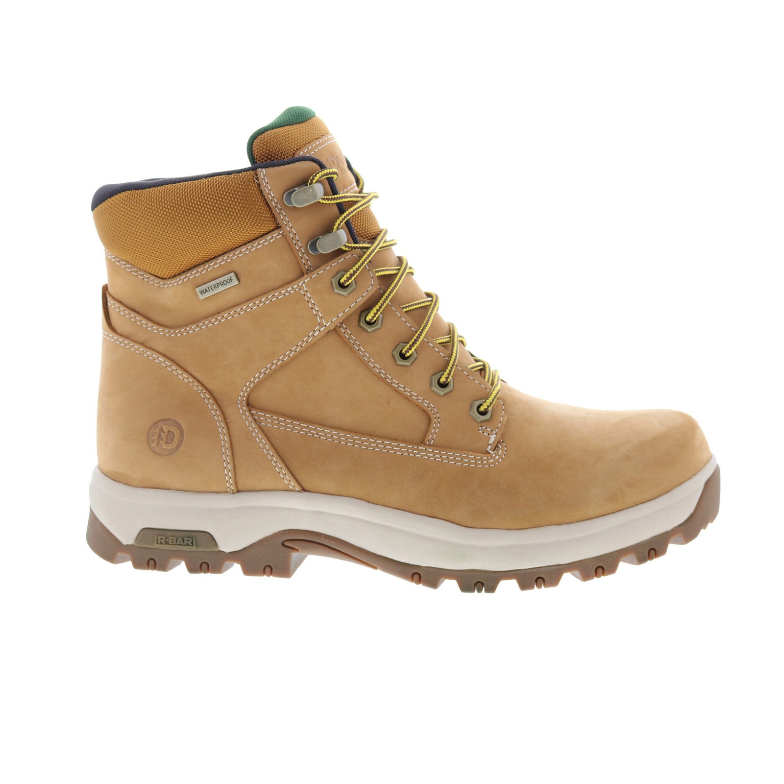 Dunham 8000 Works Waterproof Safety 6″ Plain Toe Boot Mens Brown Work Boots
