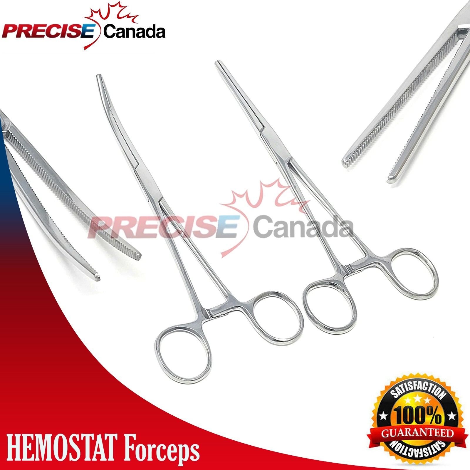 HEMOSTAT Set 5″ 6″ 8″ Curved/Straight – 6 Pack Hobby, Electronics, Fishing
