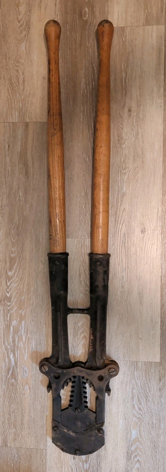 James Scully Keystone Dehorner for Cattle Horns Up To 3+ Inches Cast Iron Vtg
