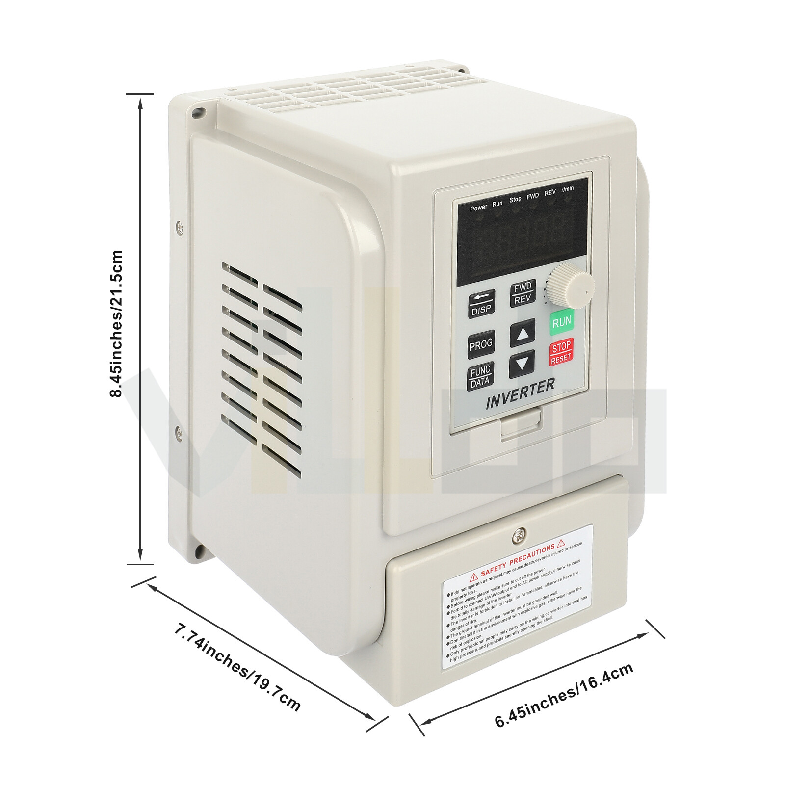 Variable Frequency Driver 5HP 220V 4KW Interver VFD Single to 3 Phase Output