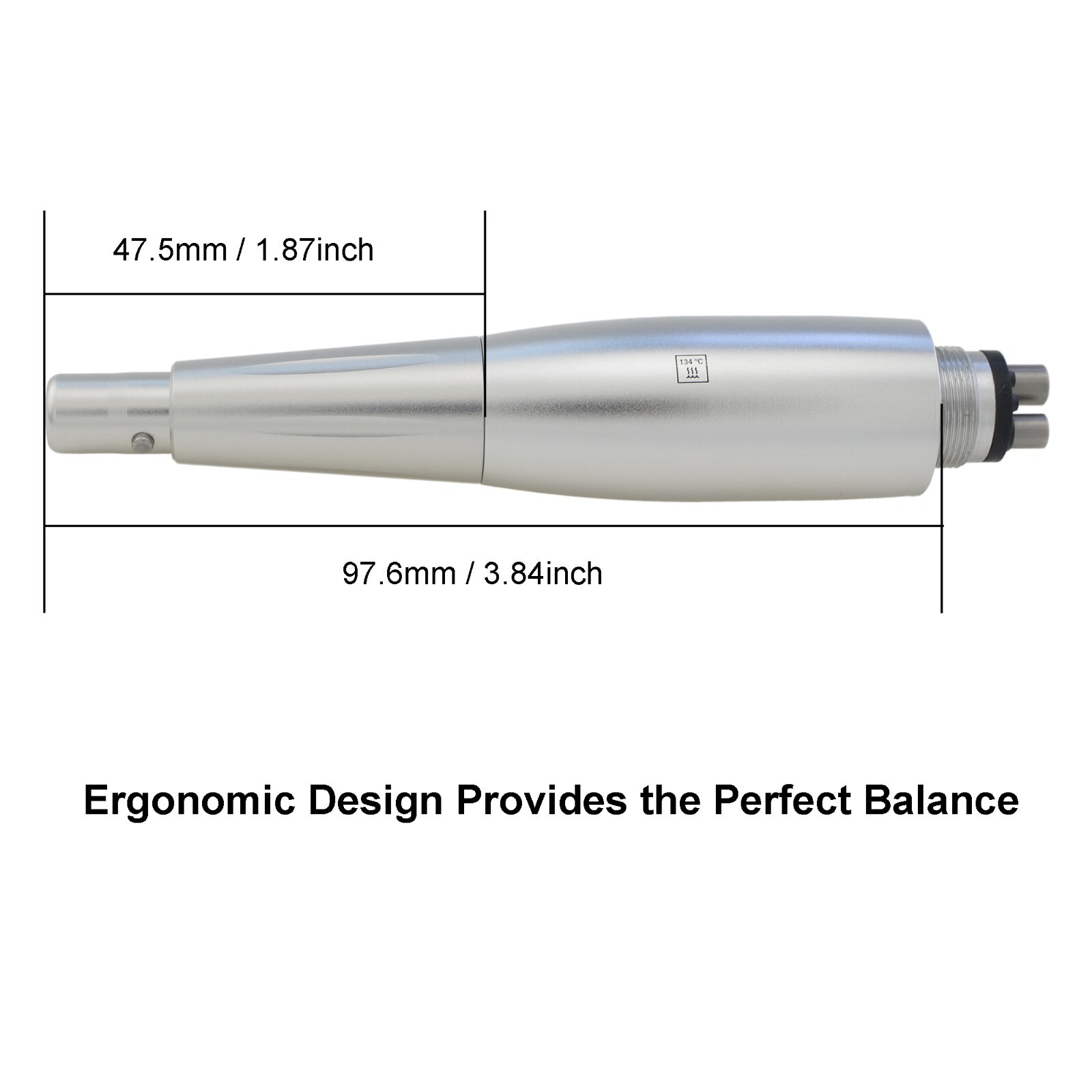 Dental Prophy Hygiene Handpiece Air Motor 3 Nose Cone 4 Holes 360 Degree Swivel