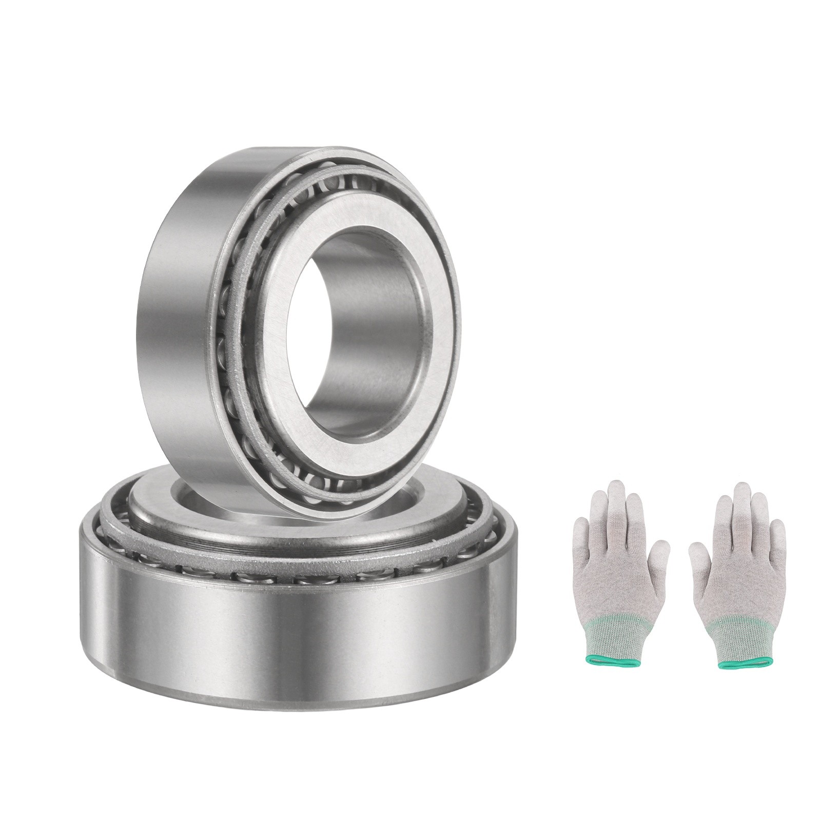 2Set 33006 Tapered Roller Bearing Cone and Cup with Gloves, 30mm Bore x 55mm OD