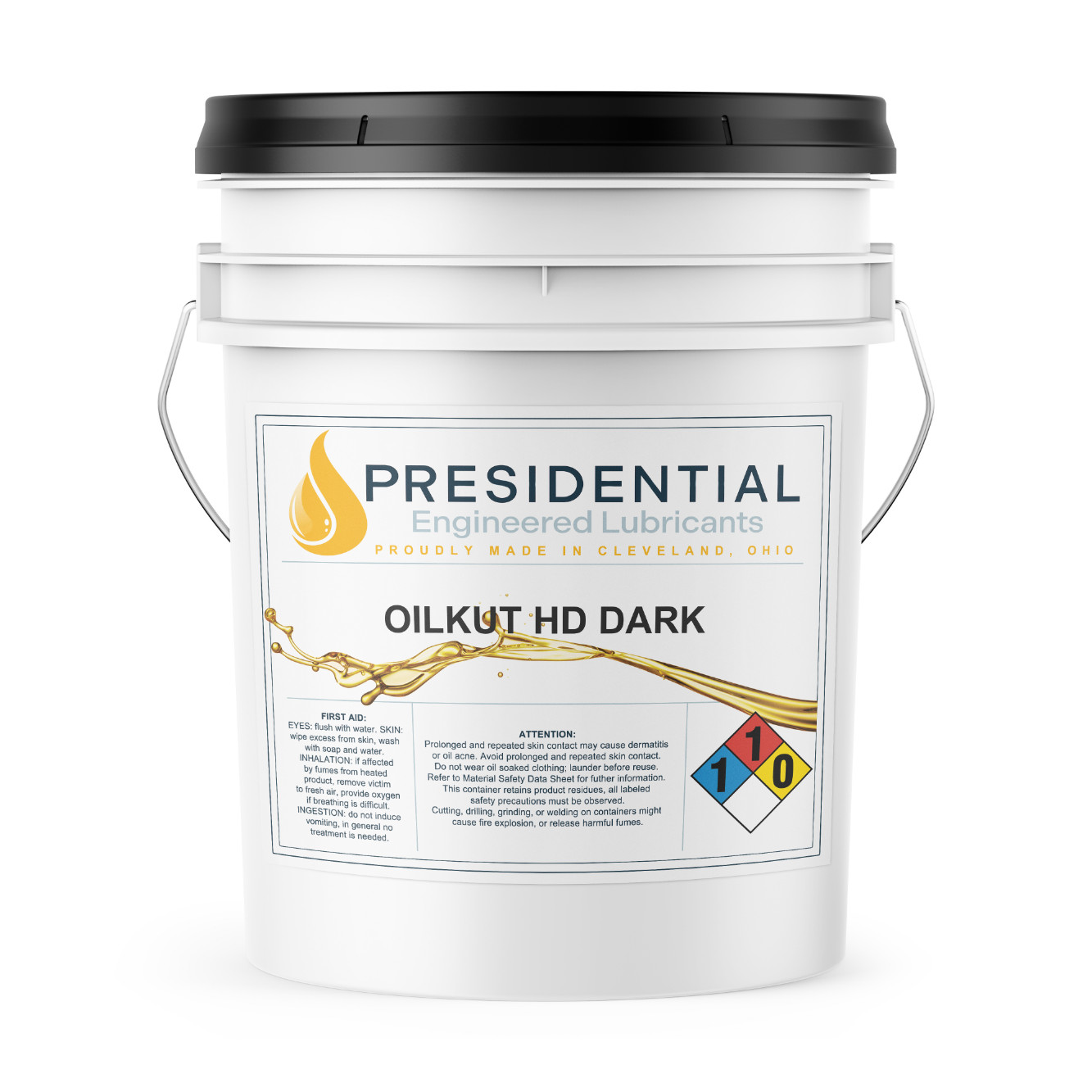 Presidential Heavy Duty Dark Metalworking Fluid – with Sulfur and Fat Additives