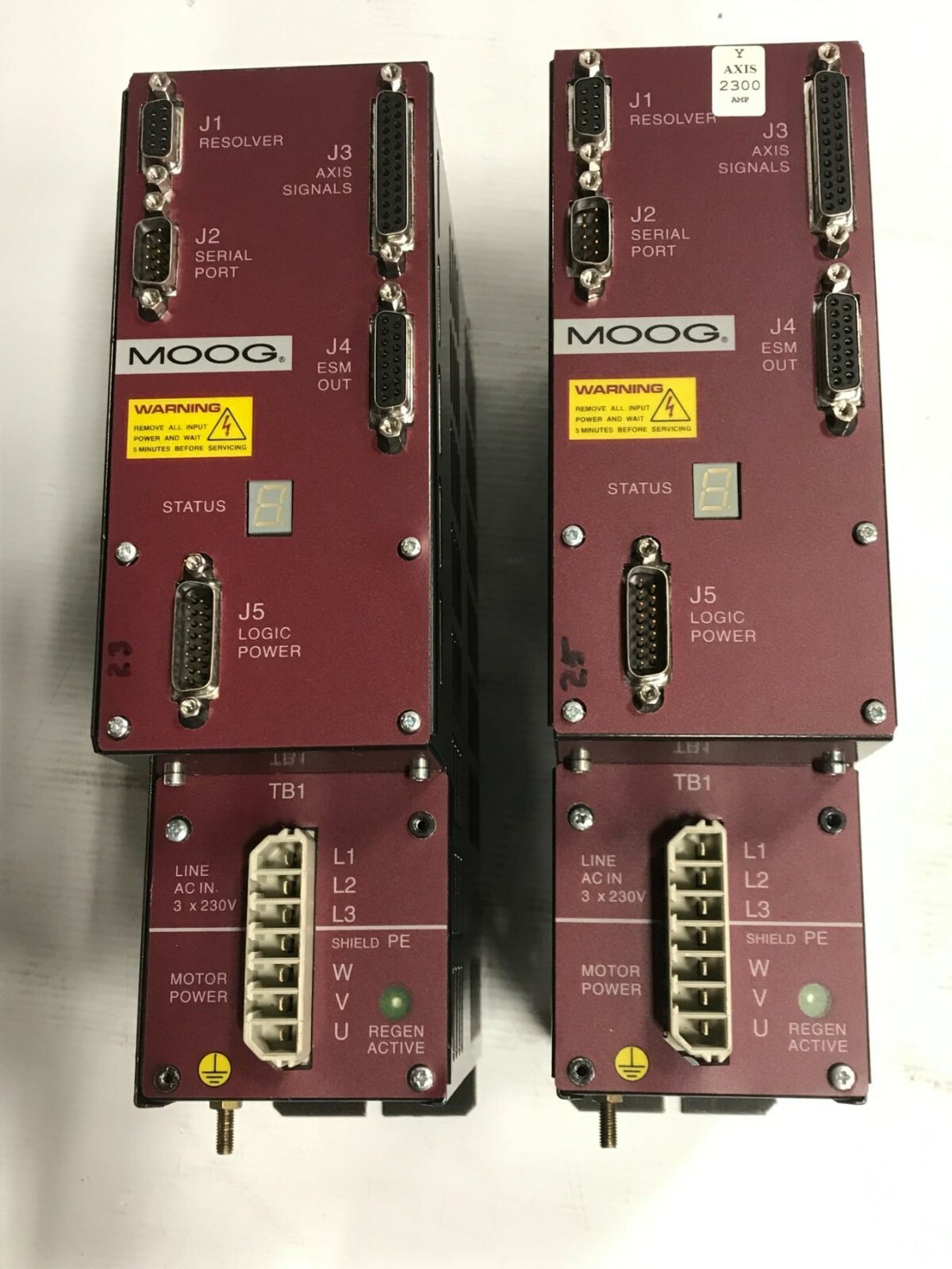 MINT CONDITION MOOG L180-510B-A2 SERVO DRIVE *SAMEDAY SHIP AVAILABLE**
