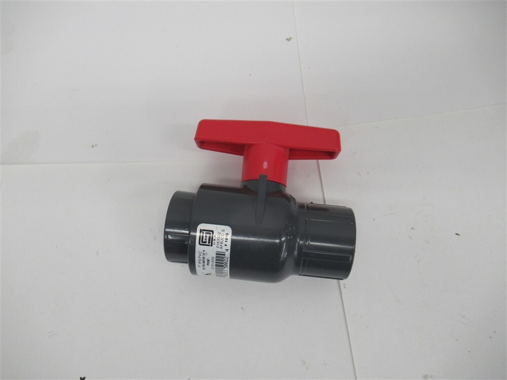 Spears 2131-010 , 1″ IPS PVC Threaded Compact Ball Valve , 235 PSI , FKM