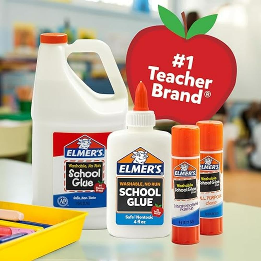 Elmer’S Elmers Disappearing Purple School Glue Sticks Washable 7 Grams 30 Count