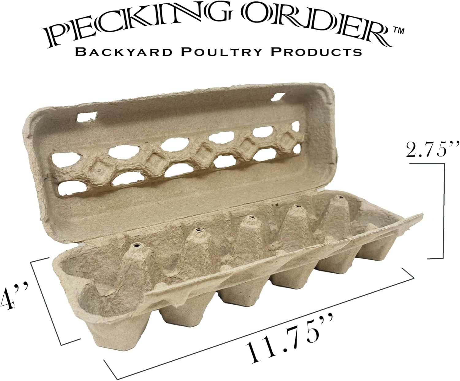 Paper Pulp Egg Cartons – 50 Pack