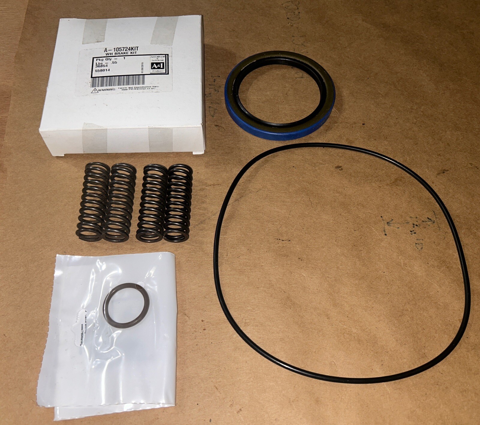 105724KIT Oliver White Tractor Hydraulic Brake Seal Kit 1755 1855 2-85 2-105