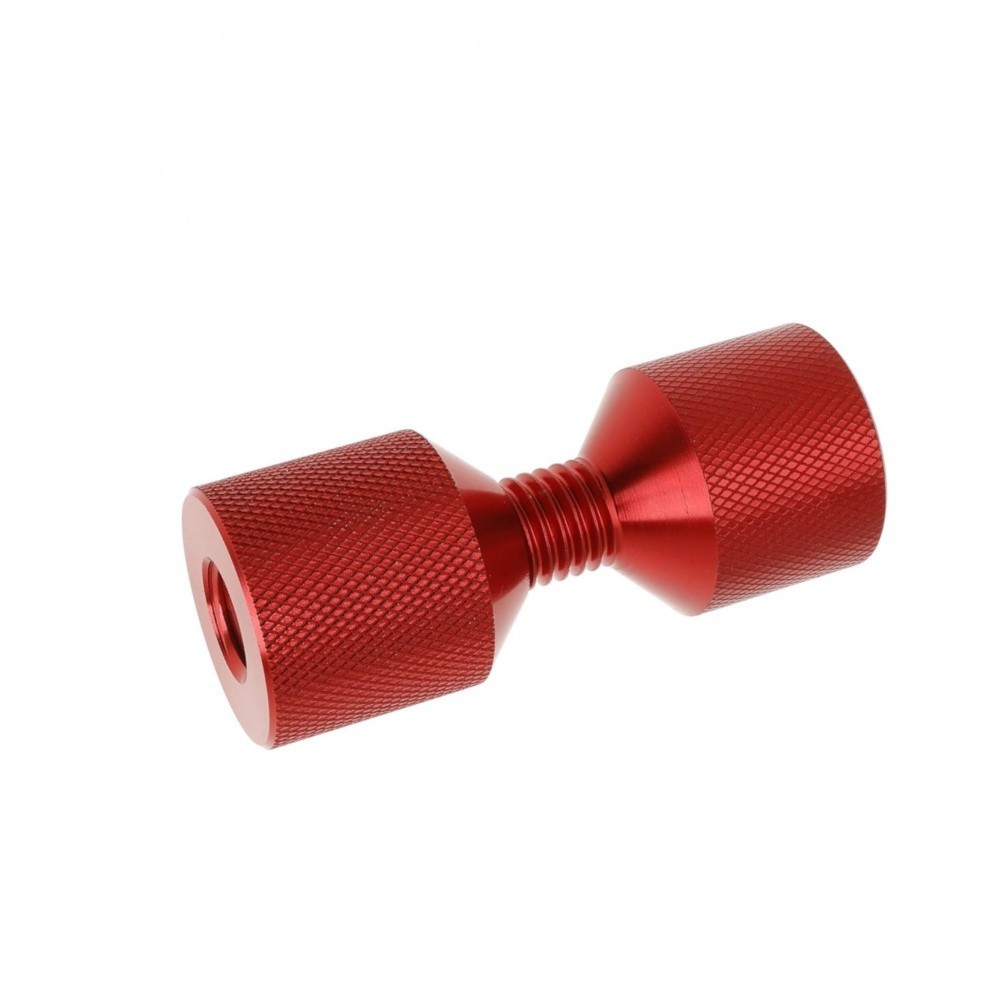1-1/8″ Two Hole Flange Alignment Pin Set with Anodized Oxide Finish, 2 PCS Red