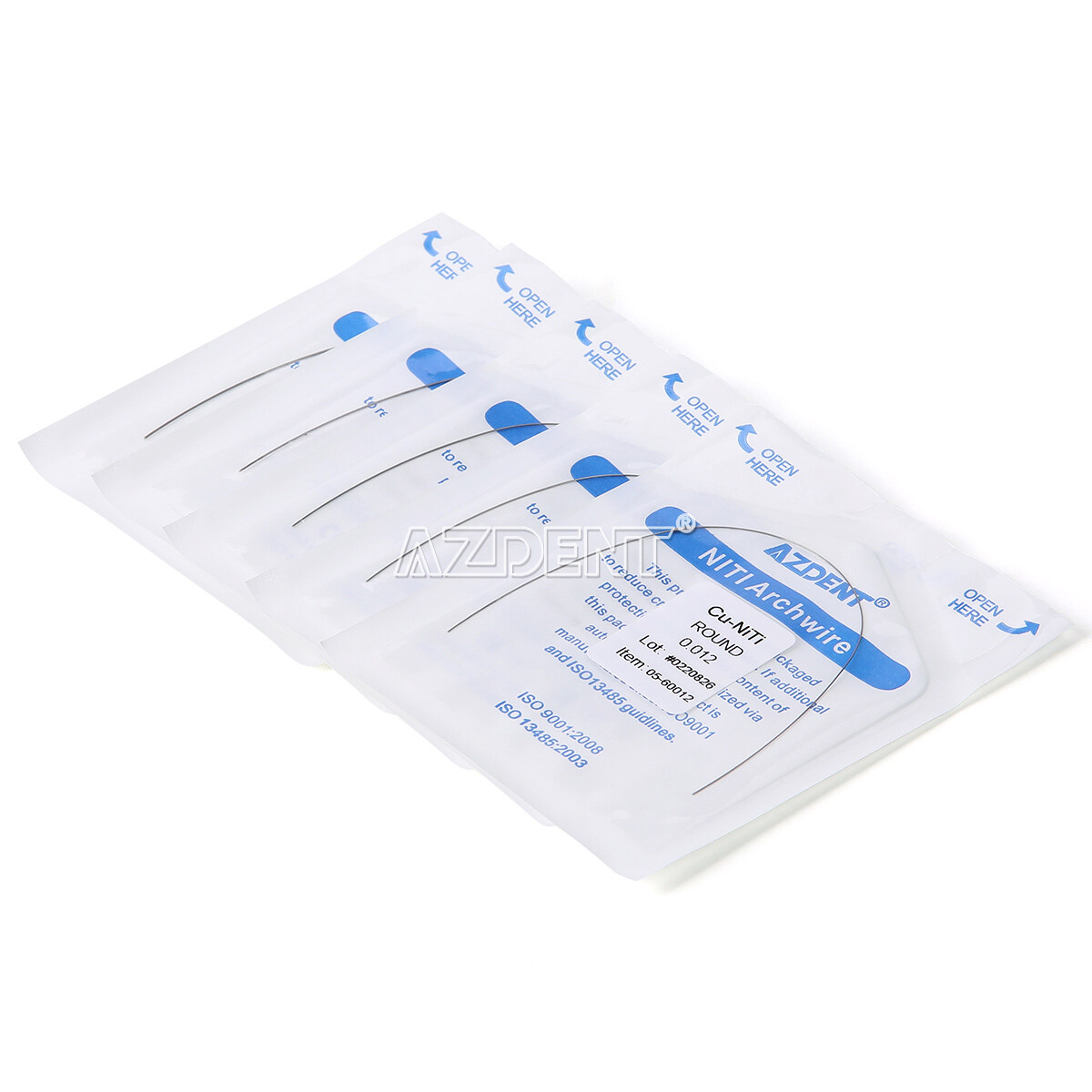Dental Orthodontic Super Elastic Cu-NiTi Arch Wire Stops Round/Rectangular Damon