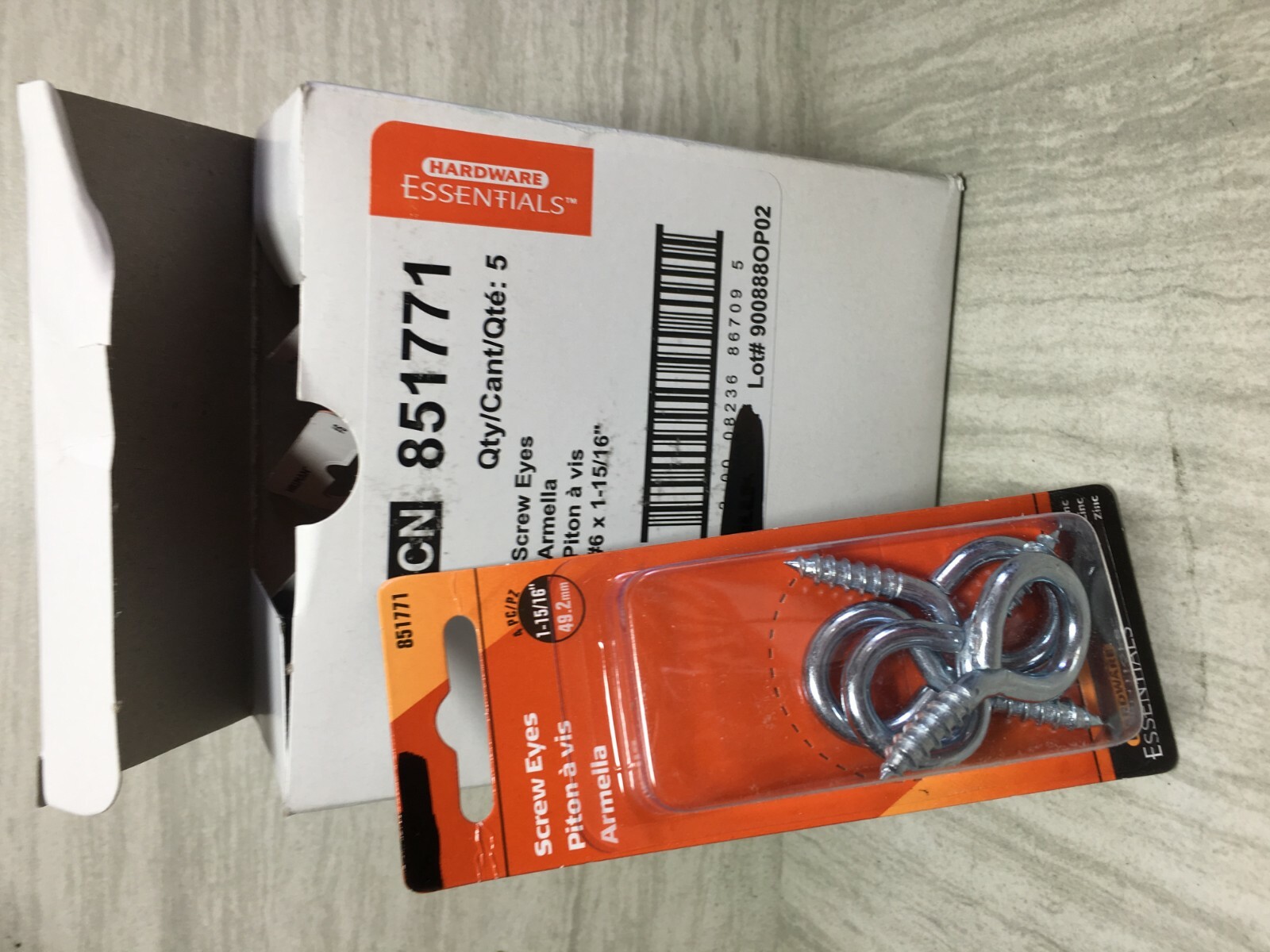 5PKS 1-15/16″ Screw Eyes 4PC per PK 20PCS TOTAL