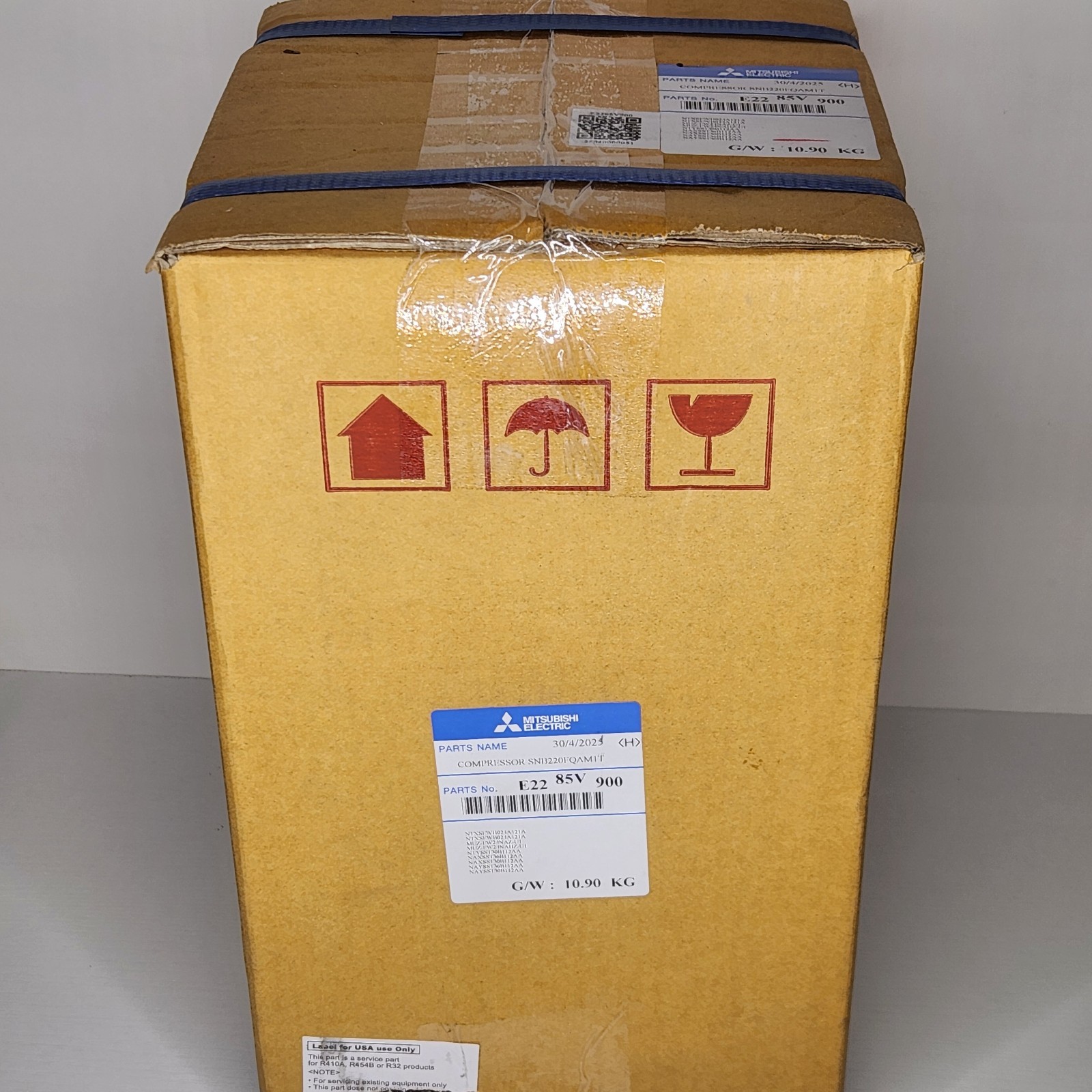 Genuine Mitsubishi Electric Compressor E2285V900 for MUZ-GS36NA2 Outdoor Unit