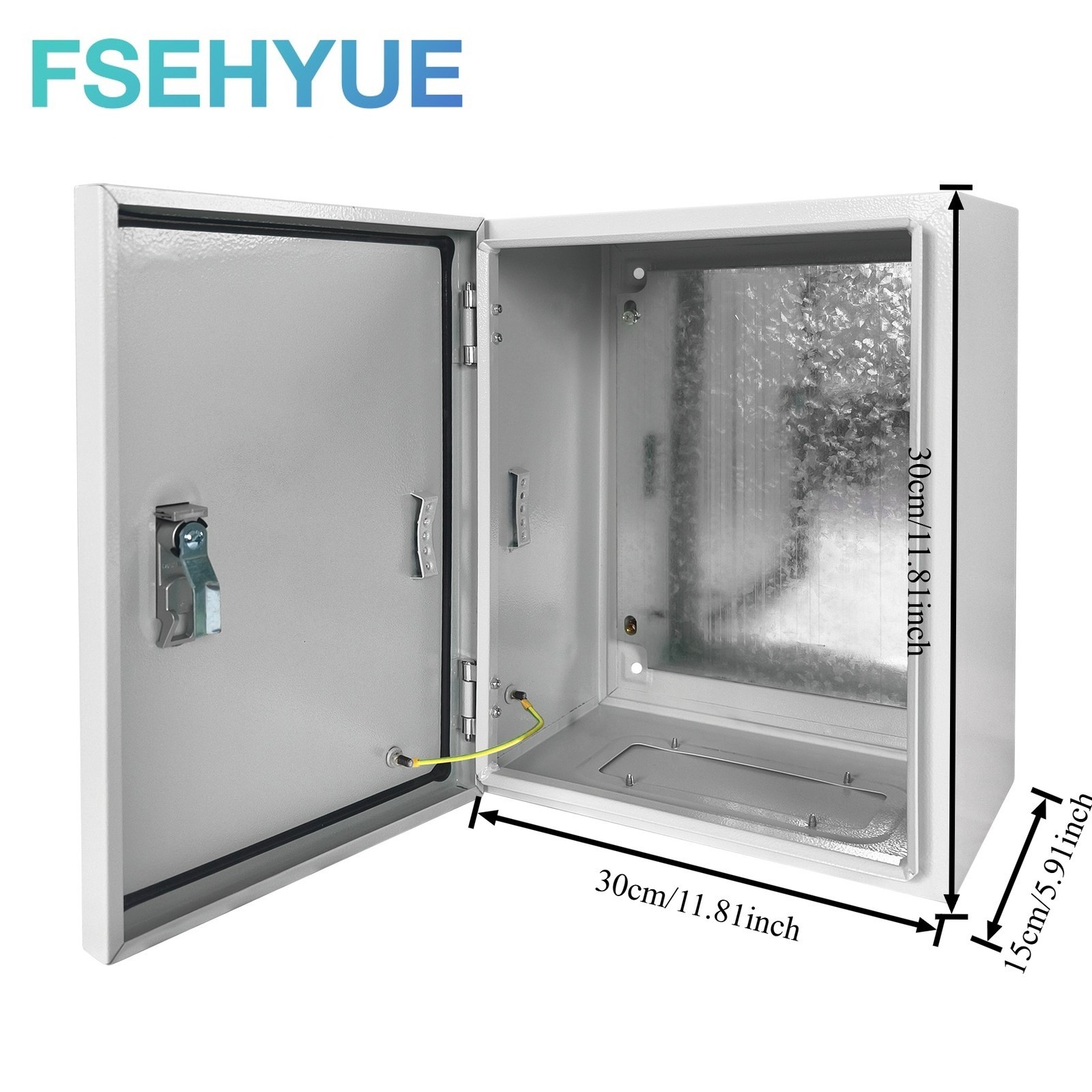 Steel Electrical Enclosure Box 12x12x6» Wall Mount Junction Outdoor IP65
