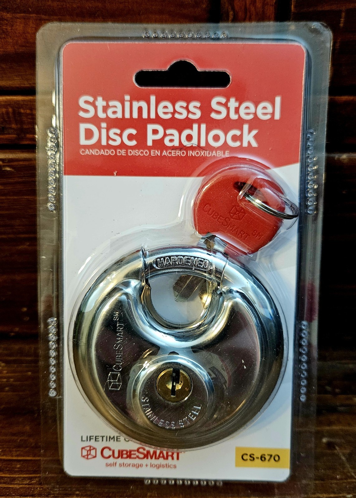 Cubesmart Storage Locker Disc Lock CS-670 2-3/4″- New In Sealed Package
