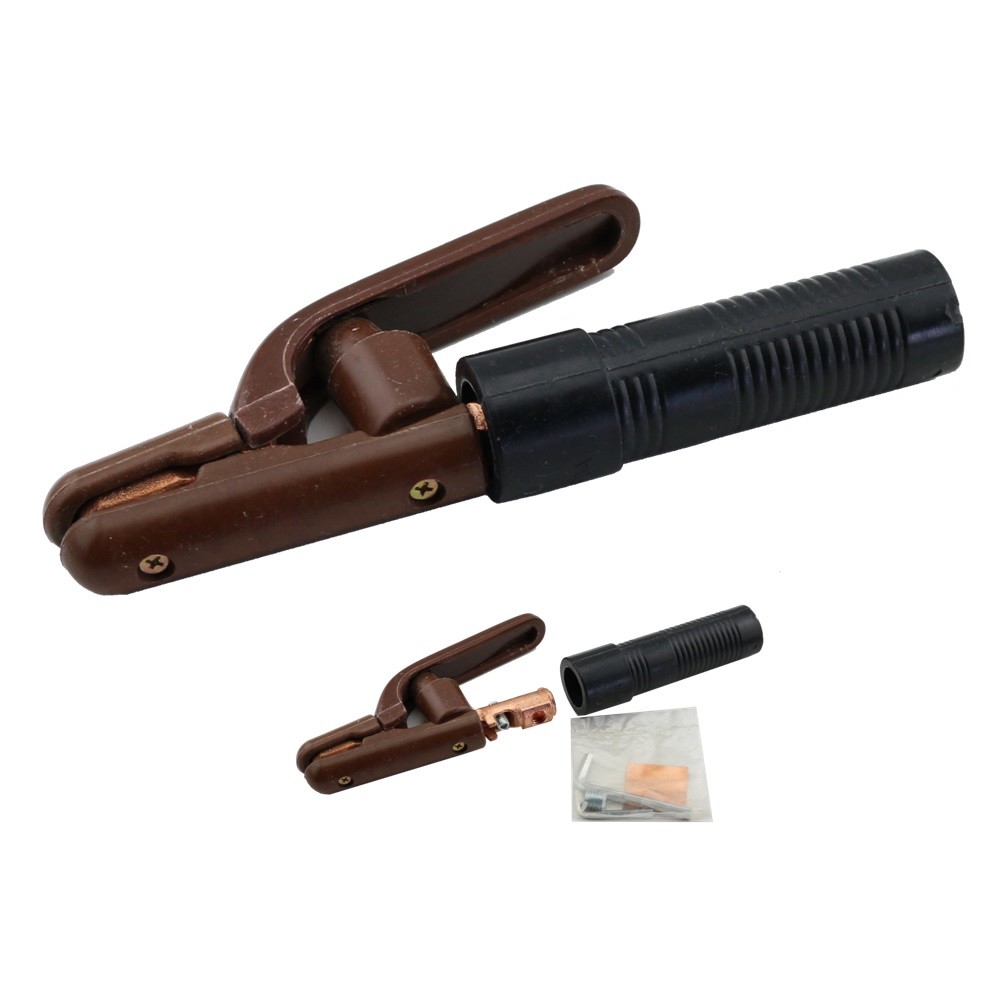 WeldingCity® 25-ft 2-AWG Welding Cable w/ 300A Stick Holder and Lug | US Seller