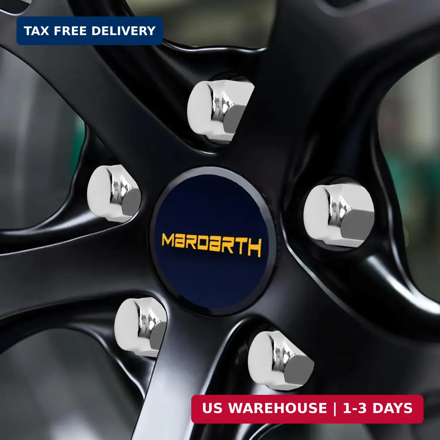 Set of 24, 14×2.0 Lug Nut 1.9″ in XL Chrome Bulge Acorn Compatible with 2004-201