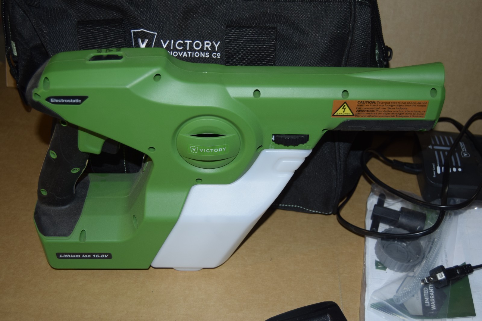 New! Victory Innovations VP200ES Electrostatic Sprayer Kit with Bag
