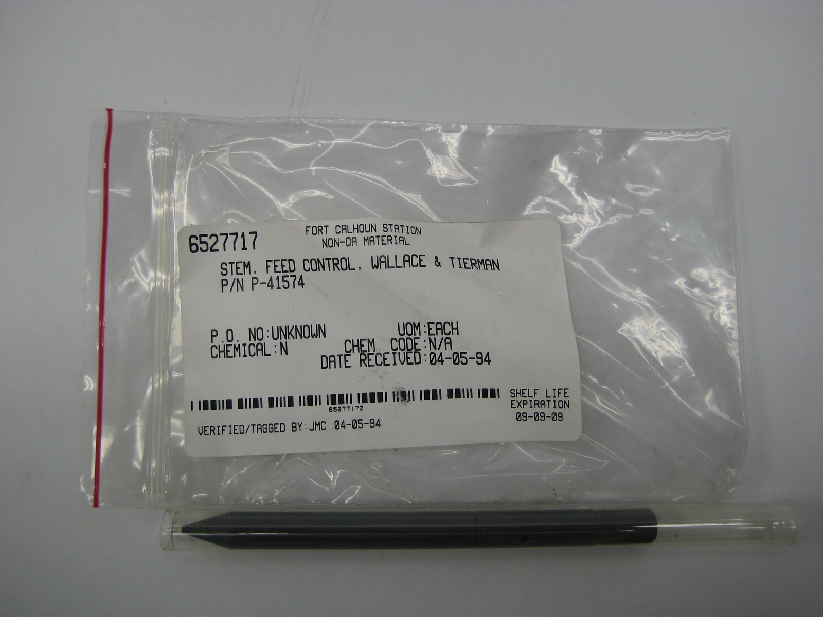 WALLACE & TIERMAN P-41574 FEED CONTROL STEM NSNP