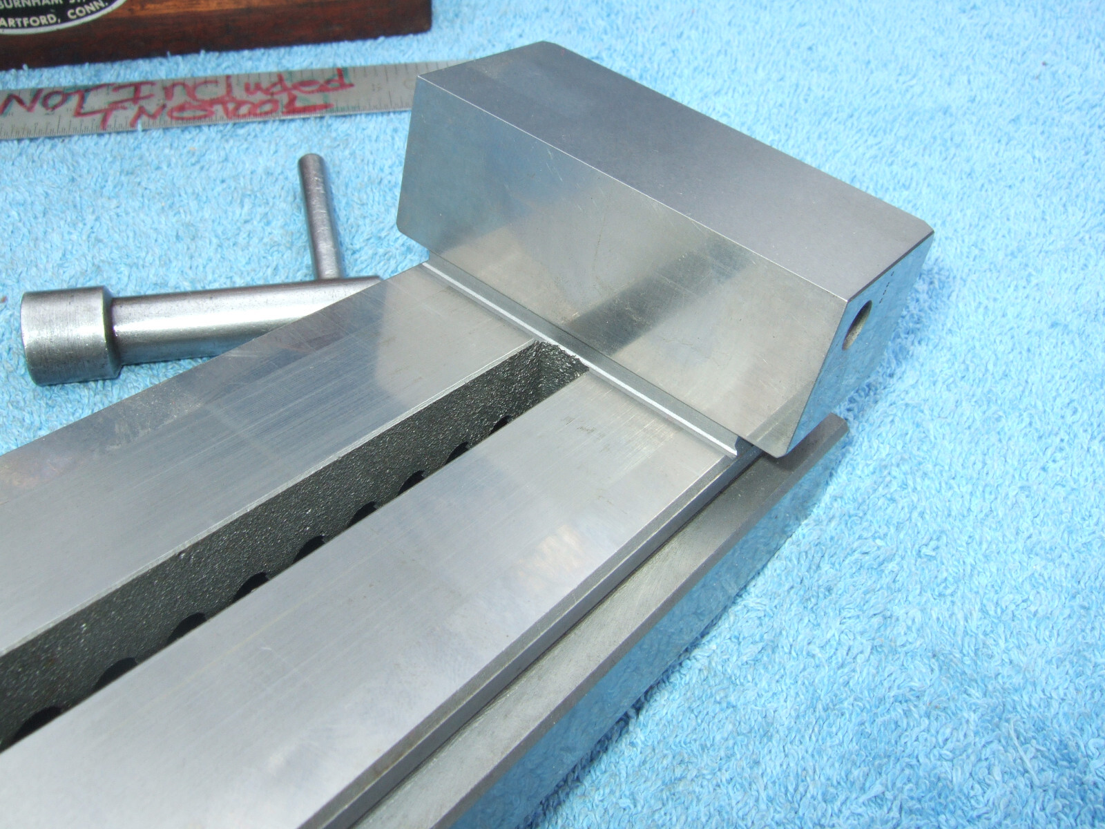 HERMANN SCHMIDT USED V0-4WOH GRIND VISE CASE&WRENCH TOOLMAKER MACHINIST INSPECT