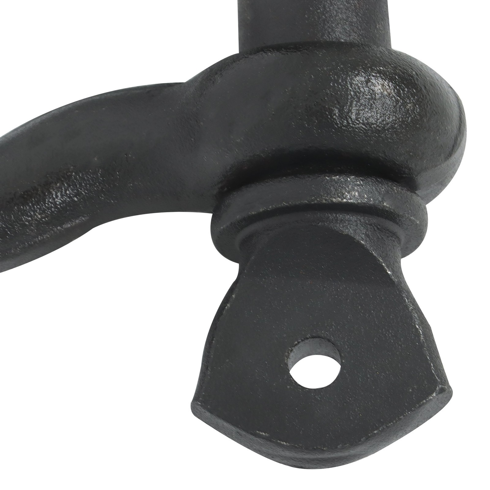 4 Pack 3/4 Inch Bow-Shaped D Ring Shackles 4.75t/10471lbs Working Load Black