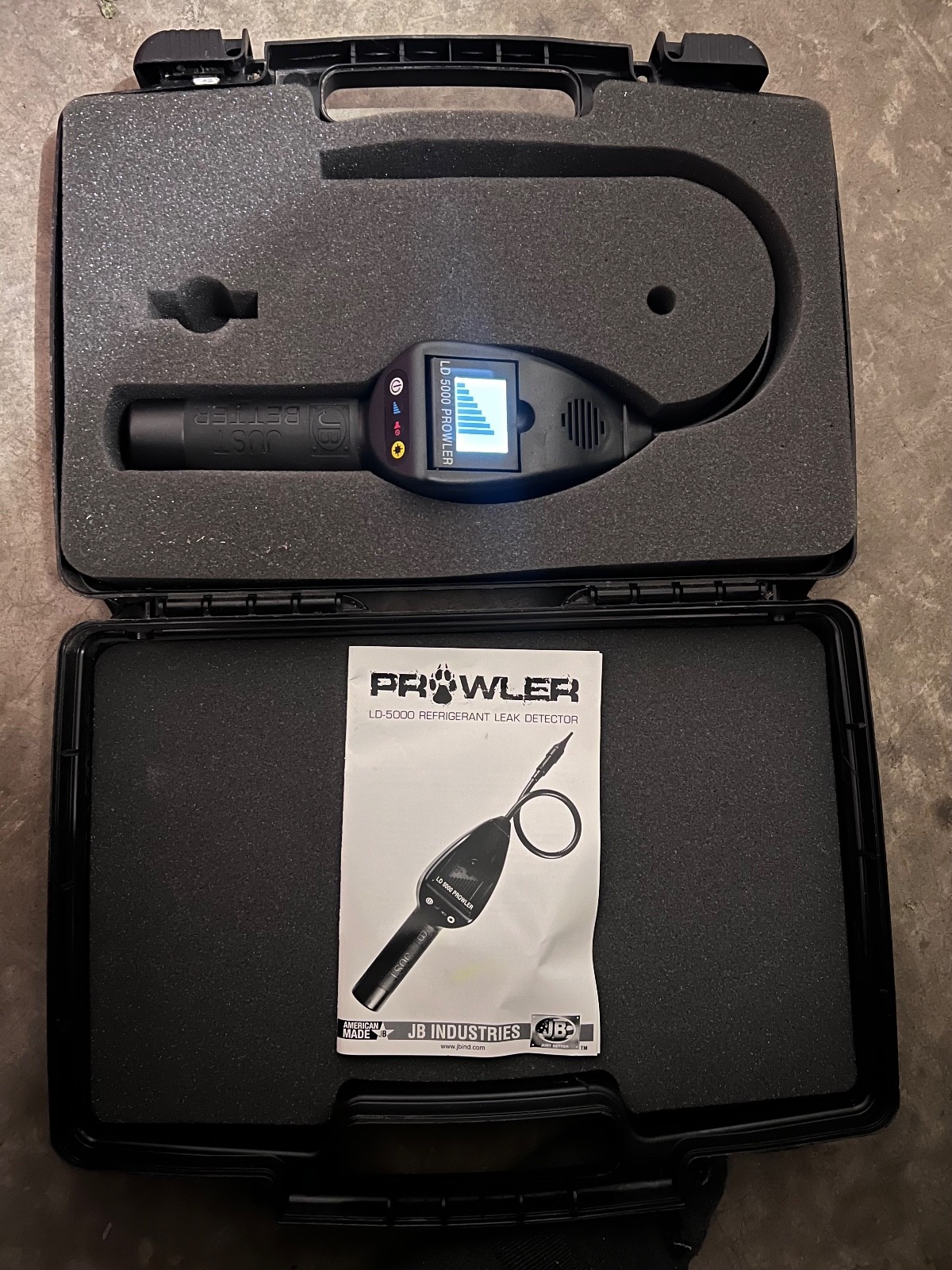 JB Industries LD-5000 Prowler Refrigerant Leak Detector