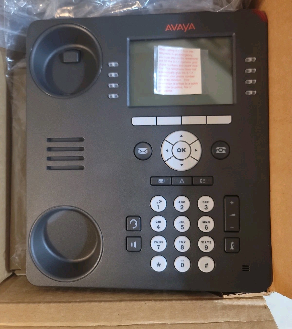 Avaya 9608G Gigabit IP Phone – Gray (700505424) – NEW In Box. Z46