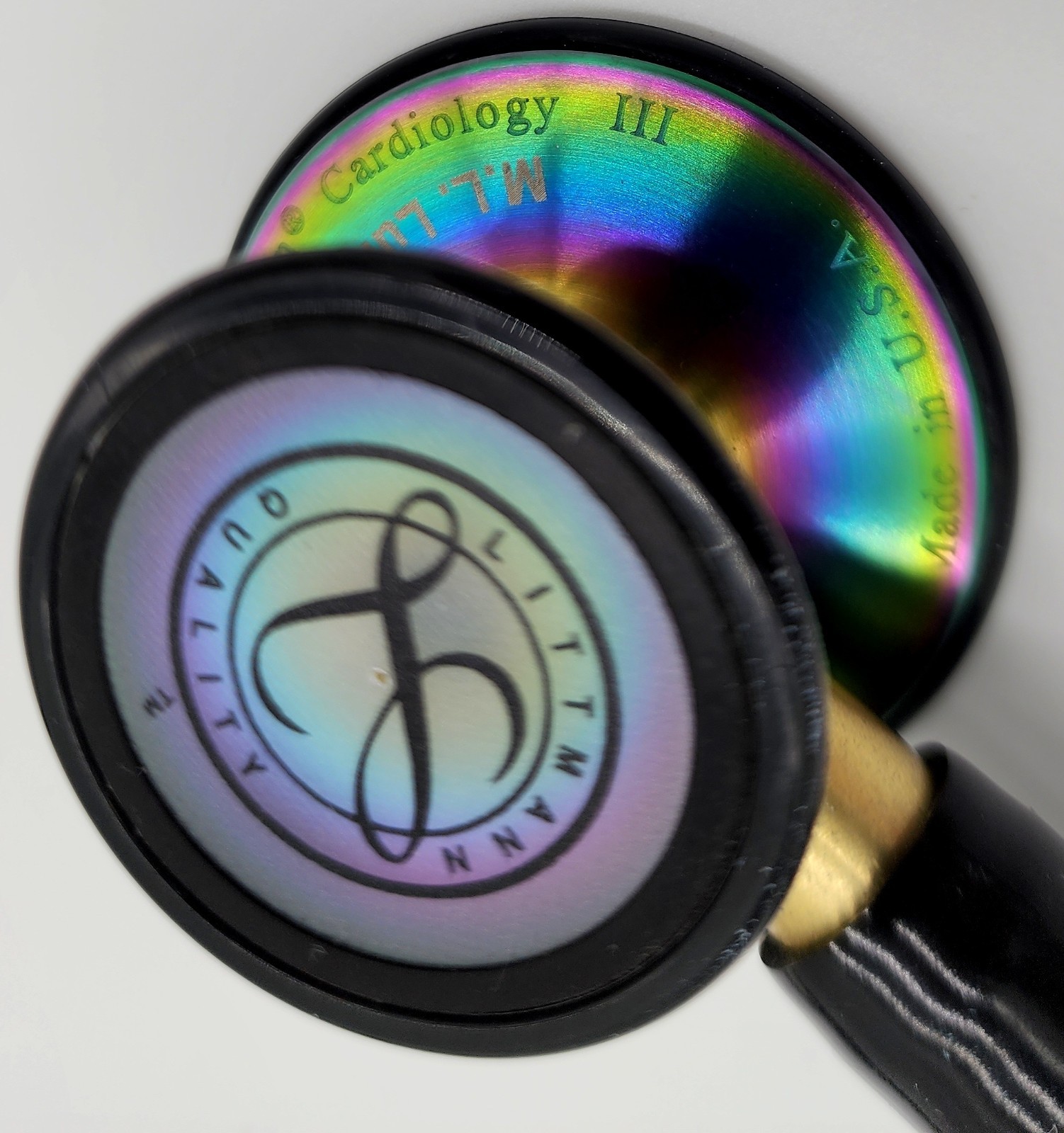 Authentic 3M Littmann Cardiology III Stethoscope – Rainbow Finish – Legacy Model
